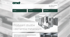 Desktop Screenshot of emet.pl